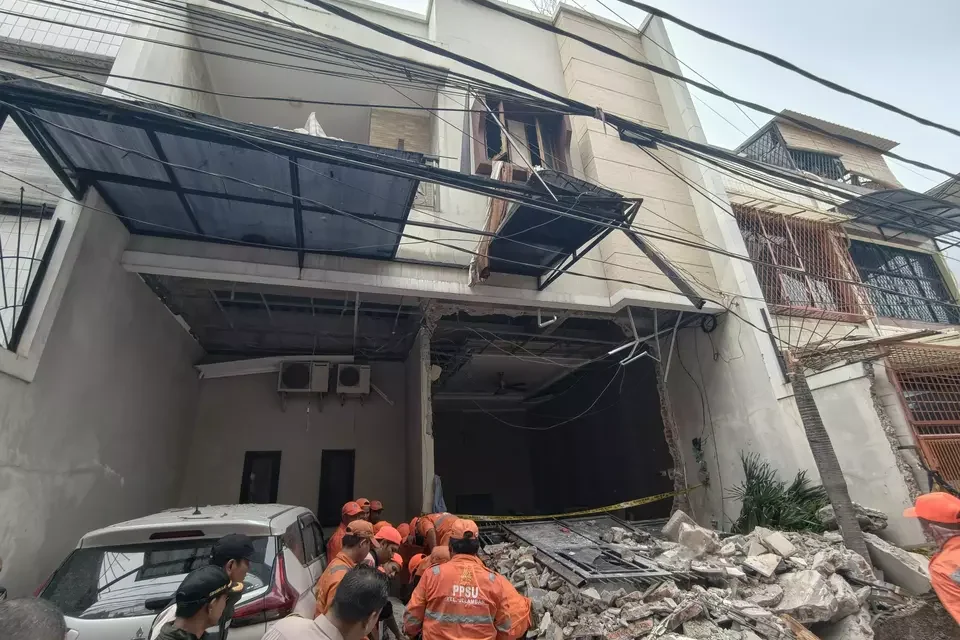 Ledakan Kebocoran Gas LPG di Grogol Petamburan Jakarta Barat