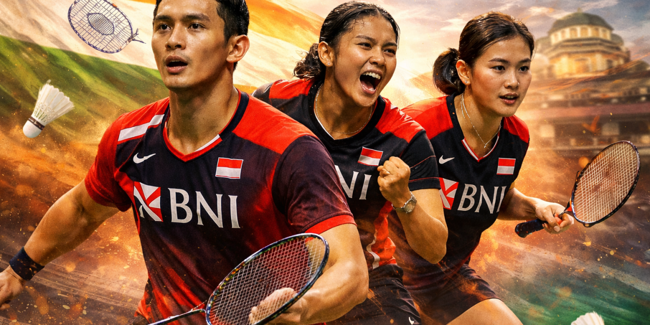 Wakil Indonesia di Babak 32 Besar India Open 2026