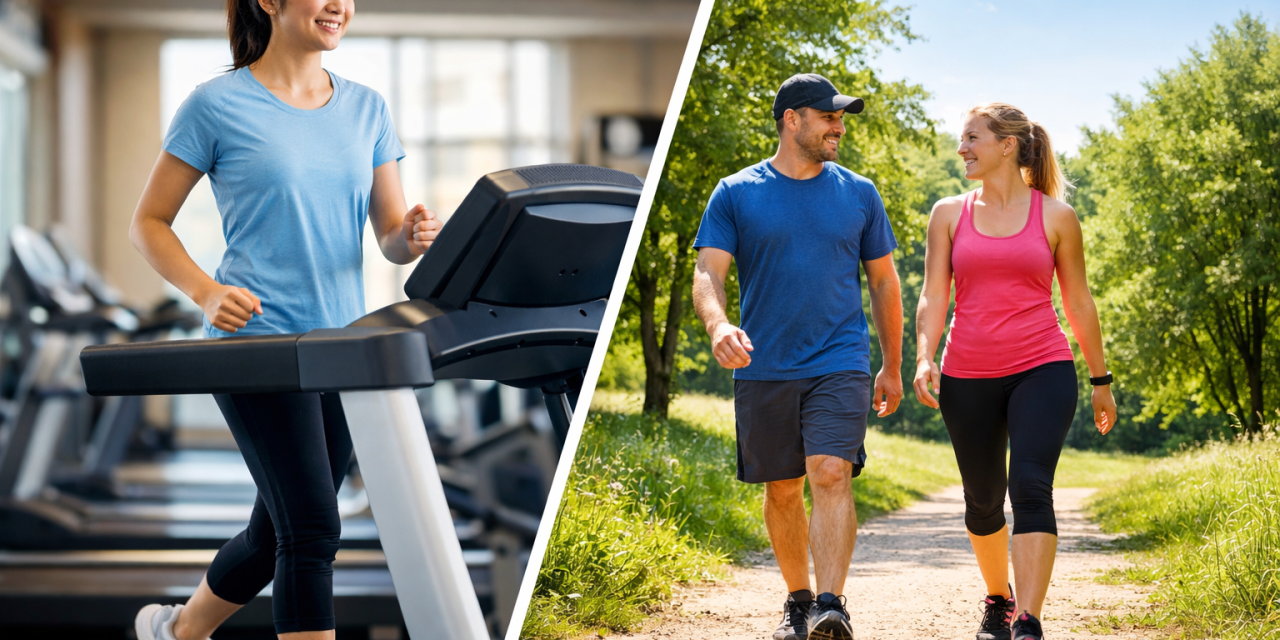 Perbandingan Efektivitas Jalan Kaki di Treadmill dan Luar Ruangan