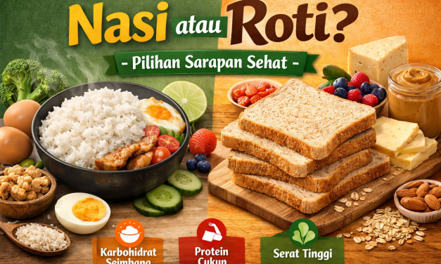 Nasi atau Roti: Mana Pilihan Sarapan yang Lebih Sehat?
