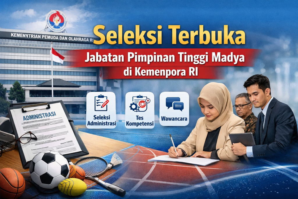 Seleksi terbuka Jabatan Pimpinan Tinggi Madya Kemenpora RI bidang industri olahraga