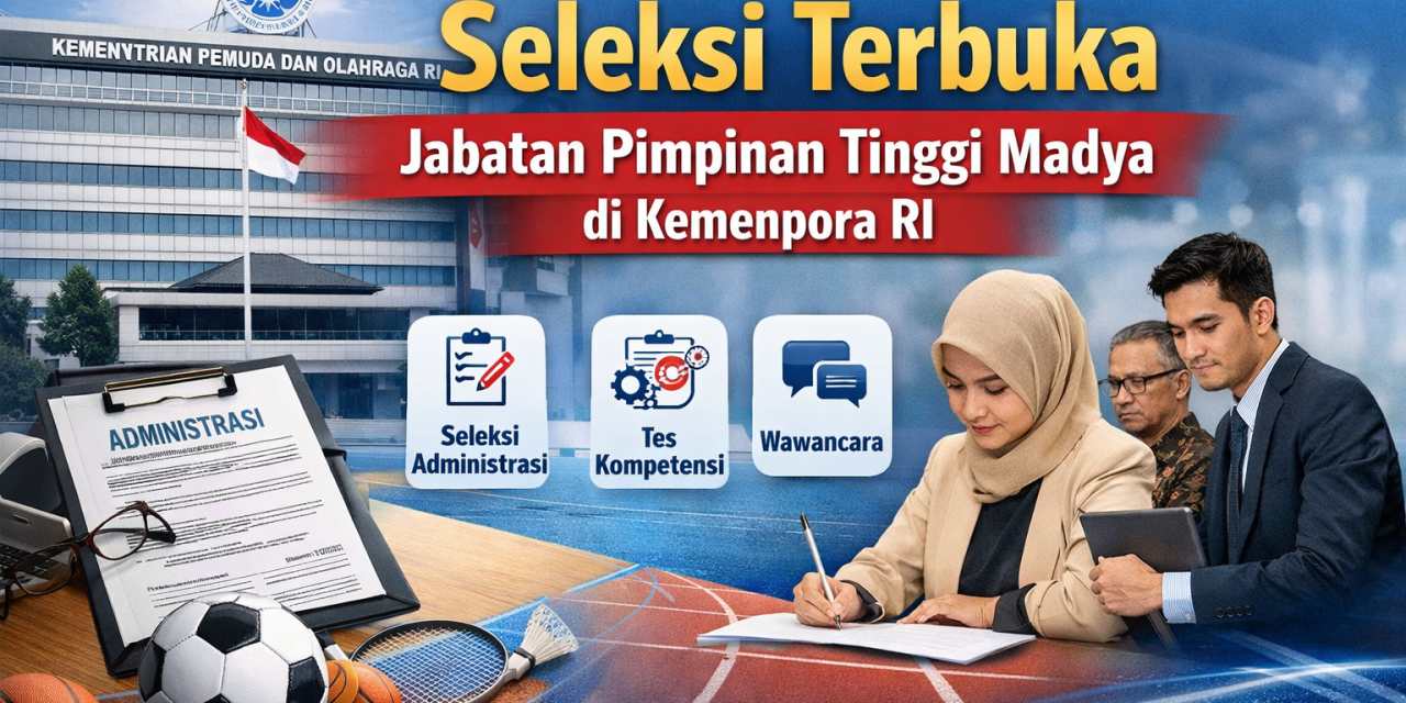 Seleksi Terbuka Jabatan Pimpinan Tinggi Madya di Kemenpora RI