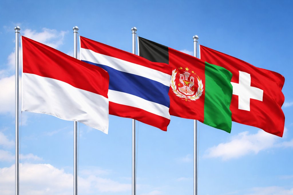 Indonesia memperbarui ejaan nama negara asing sesuai kaidah bahasa Indonesia