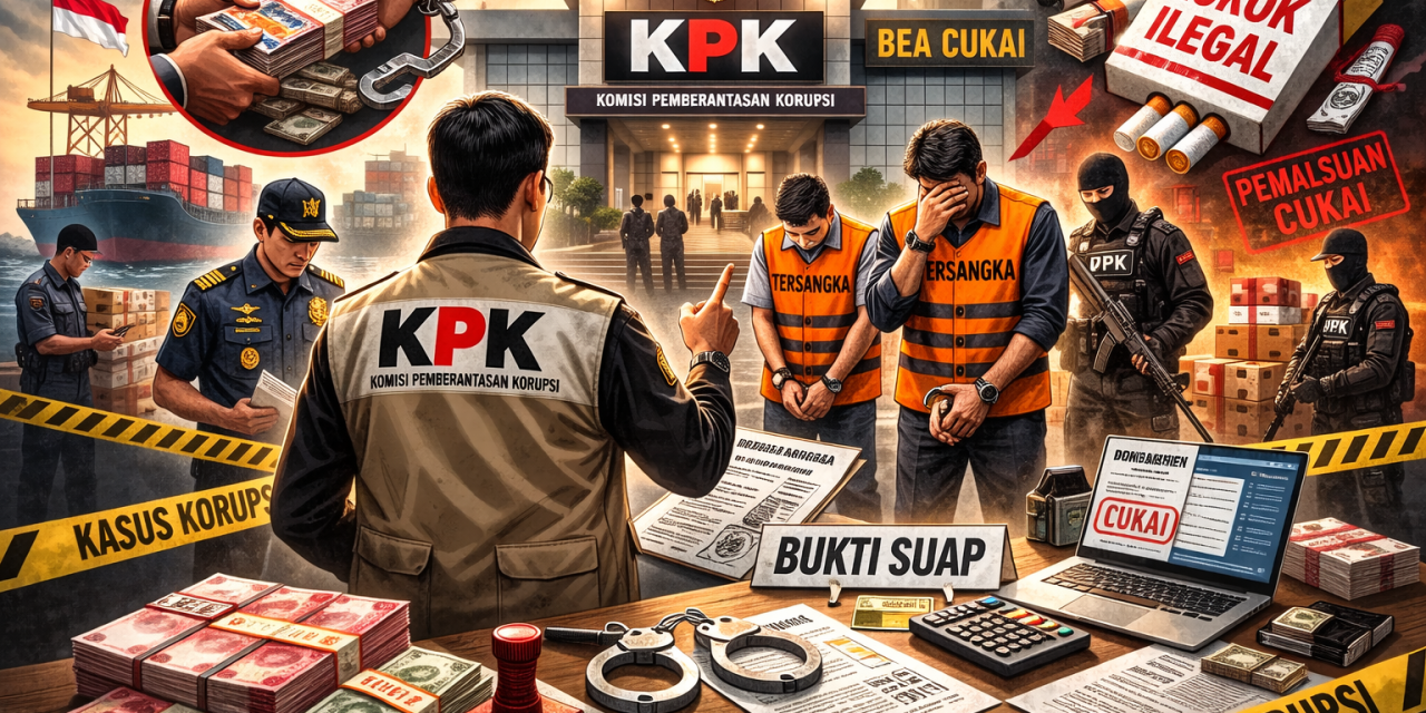 KPK Bongkar Kasus Suap Bea Cukai Terkait Rokok Ilegal