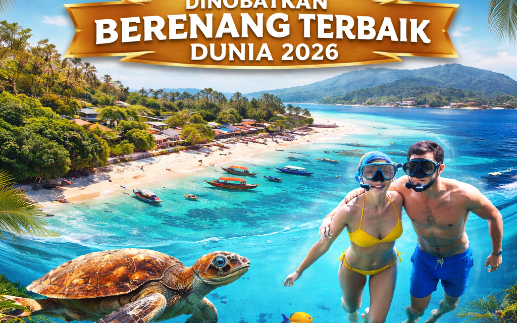 Gili Trawangan Dinobatkan Destinasi Berenang Terbaik Dunia 2026
