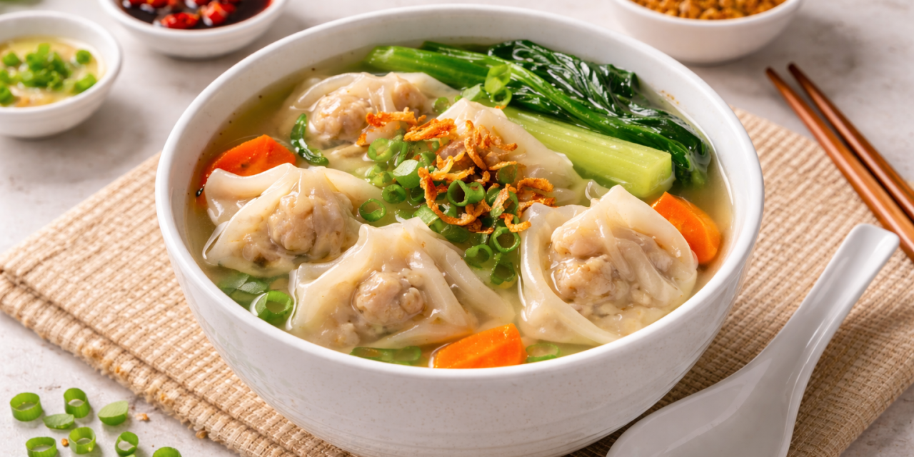 Resep Sup Pangsit Ayam, Hidangan Hangat Untuk Berbuka Puasa