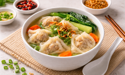 Resep Sup Pangsit Ayam, Hidangan Hangat Untuk Berbuka Puasa