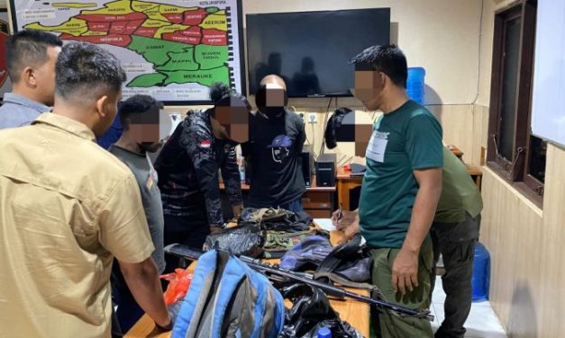 Jaringan Senjata KKB di Jayapura Terbongkar, 5 Orang Tersangka