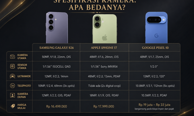 Perbandingan Kamera Samsung Galaxy S26, iPhone 17, Pixel 10