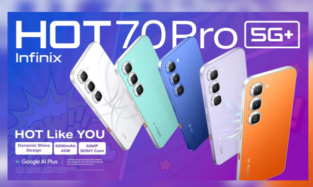 Infinix Hot 70 Pro Resmi Meluncur, Hadir dengan Desain Berubah Warna dan Layar 144 Hz